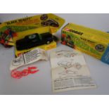 Corgi 'Black Beauty' Green Hornet car model in original box and a box containing a small quantity of