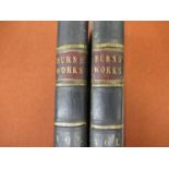 Two volumes, ' The Works of Robert Burns ' with notes and illustrations, Blackie & Son, Glasgow,