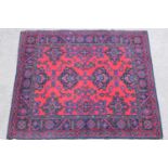 Machine made Turkey pattern rug, 84ins x 72ins