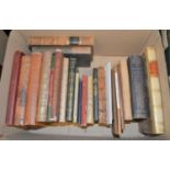 Collection of approximately twenty volumes of the 19th and 20th Century, includes Mark Twain, J.