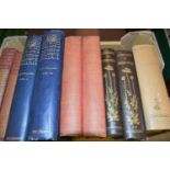 Nine volumes of 20th Century Literature, includes two volumes ' Life and Letters of Sir John E.