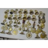 Collection of various horse brasses and swingers