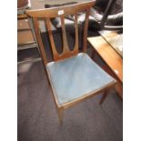 Set of four mid 20th Century G-Plan shaped splat back dining chairs