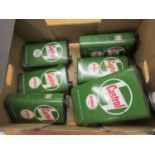 Six small mid 20th Century Castrol oil cans