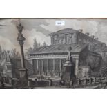 Piranesi engraving ' Veduta Della Basilicadi ', 15ins x 26ins