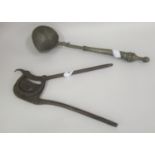 Steel betel nut cutter and a metal ladle