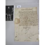 Philip II King of Spain, 1527 - 1598, signed letter in Spanish, Aranjuez, 27th April 1572 to the