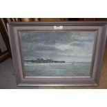Norman Battershill, oil on board, ' Palace Pier, Brighton ', signed, 9.25ins x 13.25ins, in a
