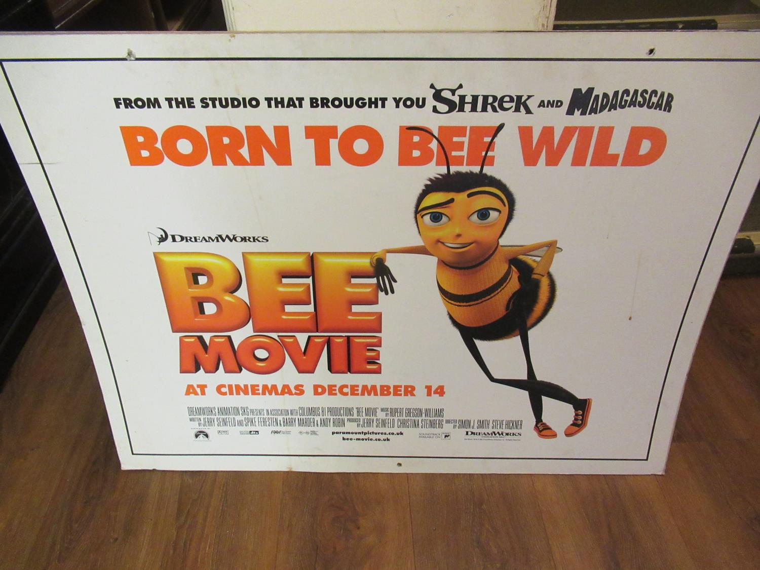 Group of four card film posters, ' Click ', ' Bee Movie ', ' Salt ' and ' Fools Gold ' (two signed) - Image 2 of 4