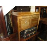 William Whiteley Limited ' Natural Tone ' floor standing wind-up gramophone, in mahogany case, 33.