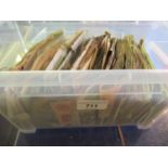 Box containing a collection of miscellaneous World bank notes
