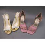 Two pairs of ladies shoes by Roland Cartier and Aldo, size 39 and 40