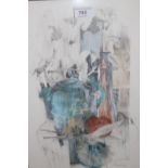 Shirley Trevena, pencil and pastel drawing, still life, signed, 14ins x 10ins, gilt framed