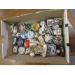 Collection of Del Prado porcelain boxes