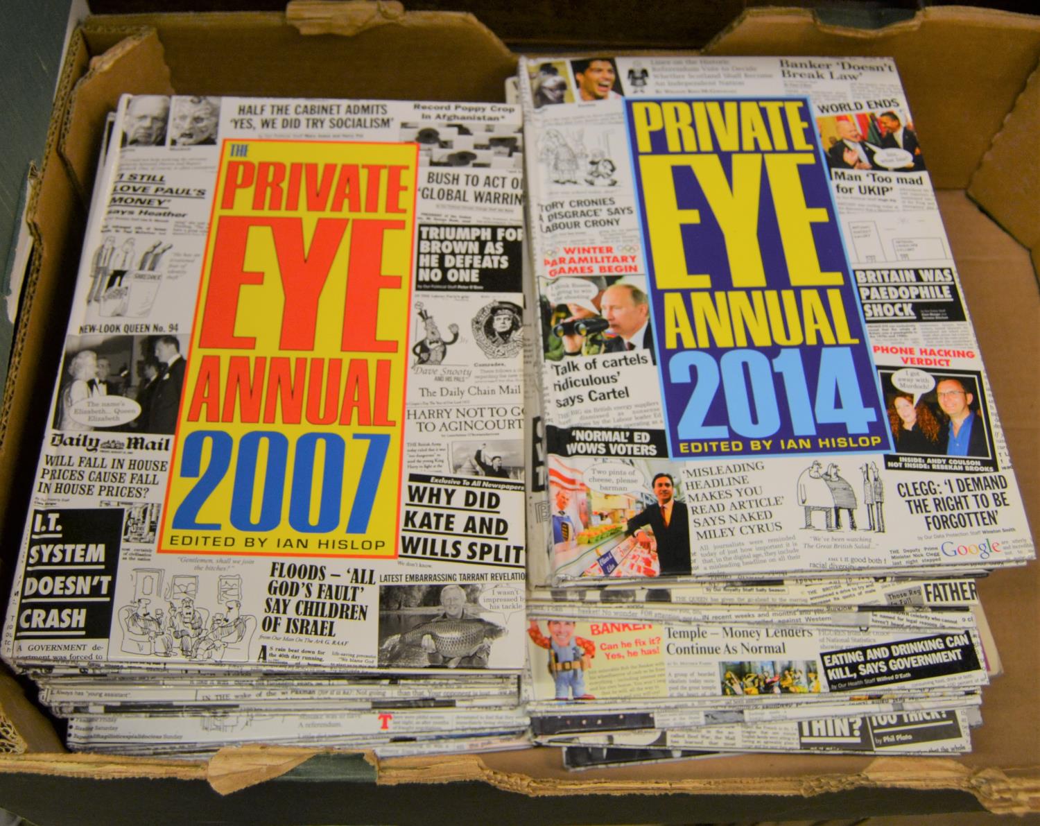 Near complete set of Giles Cartoon books together with a quantity of Private Eye annuals - Image 2 of 2