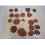Small collection of various wax seals