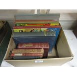 Box containing a quantity of various childrens books, including Rudyard Kipling among many other