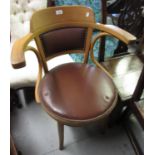 Early 20th Century bentwood office elbow chair No issues. Good condition