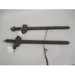 Two Chinese coin daggers (at fault)