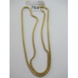18ct Gold chain, 20ins, 9g