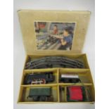 Boxed Jaya 0 gauge tin plate model train set