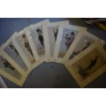 Quantity of Vanity Fair Spy portrait prints, mainly of statesmen, unframed together with a
