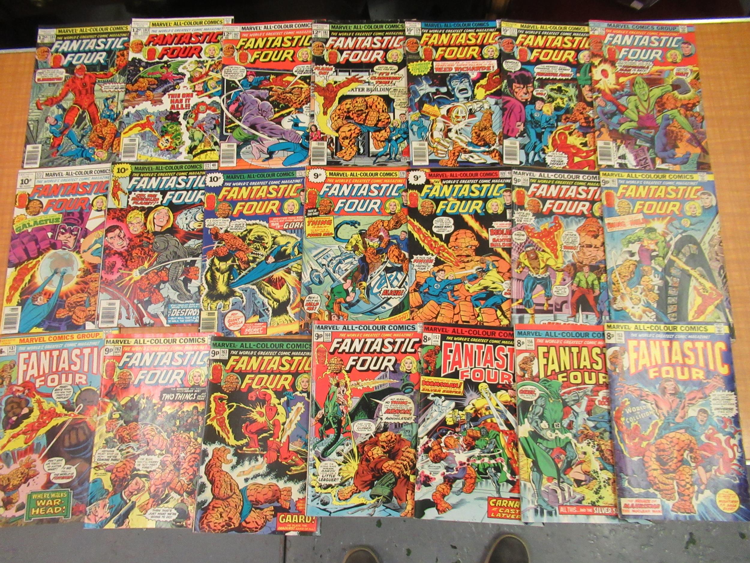 Tray containing a quantity of various Marvel comics including Ghostrider, The Hulk, The Thing and - Image 2 of 7