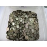 Extensive collection of 19th and 20th Century three penny coins