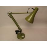 1970's Green anglepoise lamp