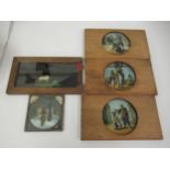 Five various magic lantern slides (one at fault)