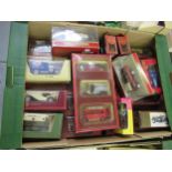 Box containing a quantity of Matchbox Models of Yesteryear, in original boxes