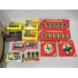 Five Britain's metal models of British regiments from 1980's, in original boxes together with a