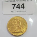 Gold full Sovereign 1914