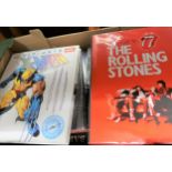 Two boxes of approximately twenty four volumes on the performing arts including Rolling Stones,