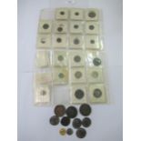 Small collection of miscellaneous Roman and other coins