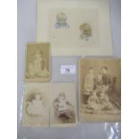 Three small cabinet photographs, one inscribed ' Honor Charlotte Appleton, October 1879, aged 8