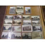 Collection of twenty postcards including seventeen RP's, Croydon street scenes including Brighton