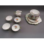 Art Deco floral decorated tea service