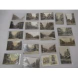 Collection of twenty postcards, Croydon street scenes including fifteen RP's, Chatfield Road,