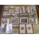 Collection of approximately twenty printed postcards, Croydon street scenes, churches, coats of
