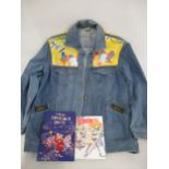 Queen, ' Kind of Magic ' denim tour jacket together with a small quantity of ephemera including a