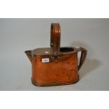 19th Century copper watering can, bearing stamp for ' Birmingham '