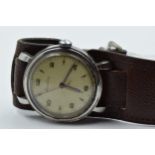 Gentleman's mid 20th Century stainless steel cased wristwatch by Breitling, the champagne dial