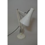 White Anglepoise lamp, made in England by Herbert Terry & Sons Ltd., Redditch