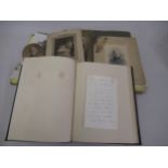 An album of photographs and ephemera relating to the Colquhoun family including views of Chartwell