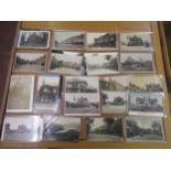 Collection of twenty postcards including eighteen RP's, Croydon street scenes including Brighton