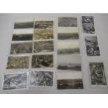 Collection of eighteen postcards aerial views of Croydon, all RP's