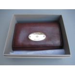 Mulberry brown leather purse, circa 1980's with original box The item can be shipped within the