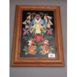 Moorcroft wall plaque by Philip Gibson, Limited Edition No. 158 of 250, 2004, 12ins x 8ins, in an