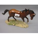 Royal Doulton figure of a horse, ' The Winner ', on a naturalistic base, with original box